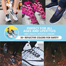 Xpand No Tie Shoelaces System with Elastic Laces - One Size Fits All Adult and Kids Shoes