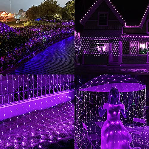 Christmas Net Lights, 360 LED 12ft x 5ft Connectable Christmas Mesh Fairy String Lights
