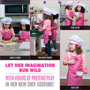 JaxoJoy Complete Kids Cooking and Baking Set - 11 Pcs Includes Apron