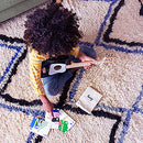 Mini Acoustic kids Guitar for Beginners 3-strings Ages 3+ Learning app and lessons included