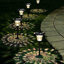 UMICKOO Solar Lights Outdoor, Auto Changing Solar Pathway Colorful Bright Glass