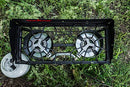 Two Burner Stove, Two 30,000 BTU's cast-aluminum burners