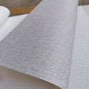 Fabric Peel and Stick Wallpaper Gray Faux Grasscloth Wallpaper Self-Adhesive Linen Wallpaper
