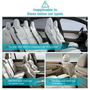 Oasser Kick Mats Car Seat Back Protectors Back of Seat Organizers 2 Pack XL