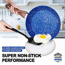 Nonstick Frying Pans,Granite Frying Pans with Stone-Derived Coating, Stone Fry Pan
