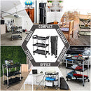 Olympia Tools 85-188 Pack-N-Roll Folding Collapsible Service Cart, Black, 50 Lb