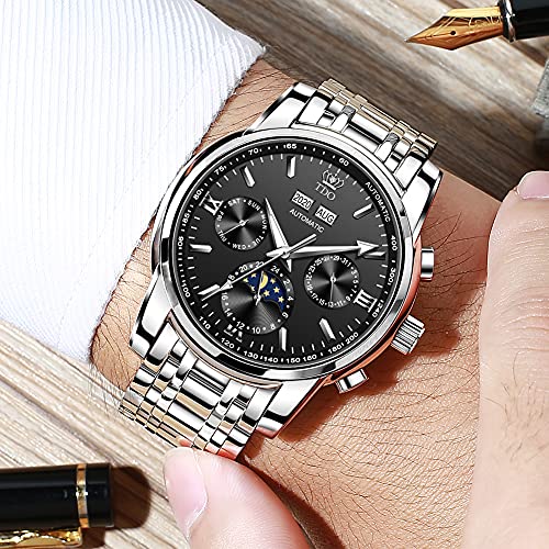 Automatic Mechanical Watches for Men Self Winding no Battery Wrist Watch