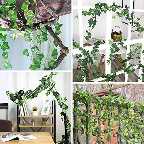 14 Pack 98 Feet Fake Ivy Leaves Artificial Ivy Garland Greenery Garlands Hanging Plant