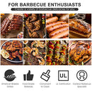 Giantex 1350W Electric BBQ Grill Non-Stick w/ 4 Temperature Setting Outdoor Garden Patio Camping