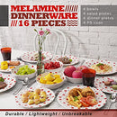 Dinnerware Set for 4-16 Pcs:Camping Dishes Set with Dinner Plates