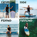 DAMA Inflatable Stand Up Paddle Board 11'x33 x6, Inflatable Yoga Board