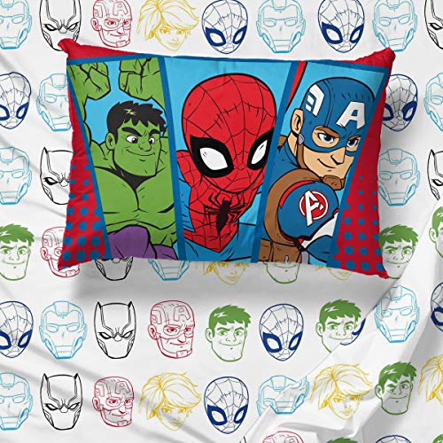 Marvel Super Hero Adventures Double Team 4 Piece Twin Bed Set