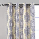 Adrianne Thermal and Room Darkening Grommet Unlined Window Curtains Set of 2