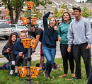 Bean Bag Bucketz; Outdoor Backyard Game for Adults and Family: Lawn Bean Bag Toss