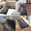 Kitchen Mat Set of 2 Non Slip Thick Cushioned Kitchen Rug Sets