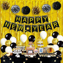 Happy New Year Decorations 2022 Kit - NO DIY, Glitter Happy New Year Banner