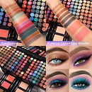 190 Colors Cosmetic Make Up Gifts Combination with Eyeshadow Facial Blusher Eyebrow