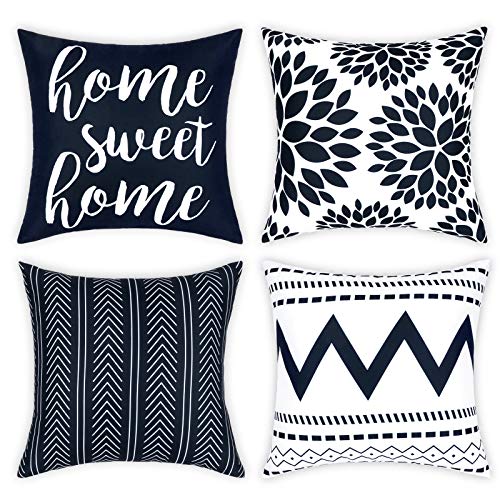 Modern Decorative Throw Pillow Covers Home Sweet Home Cushion Covers Set