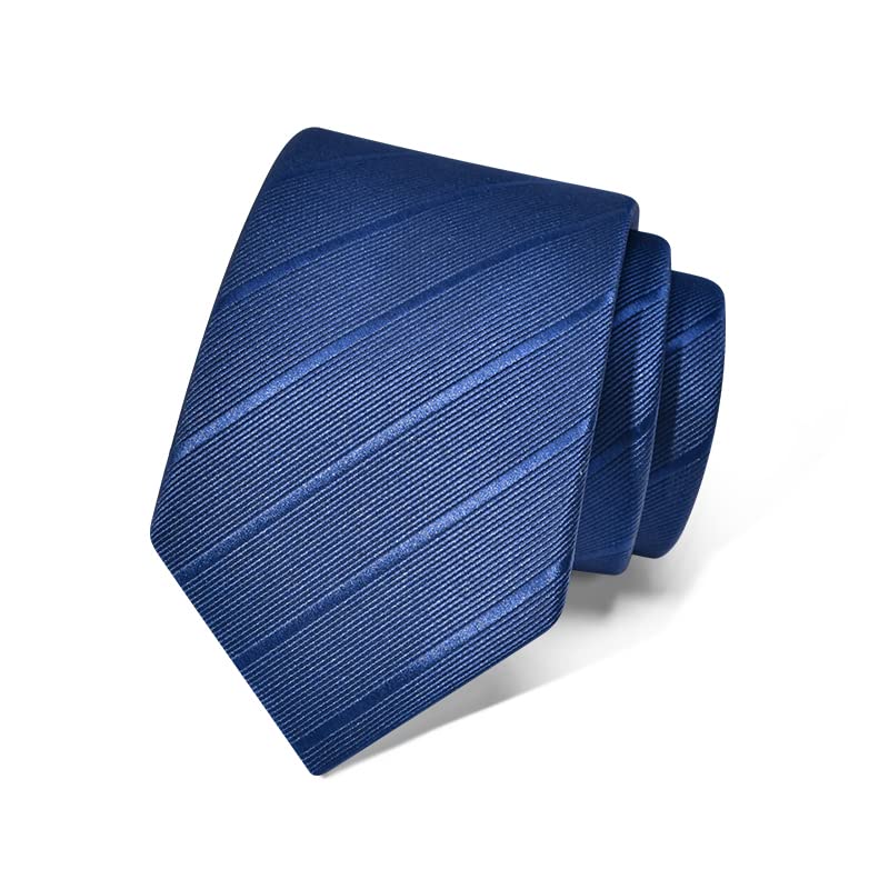 Men's Premium Silk Ties - Vienna Collection (Blue Striped)