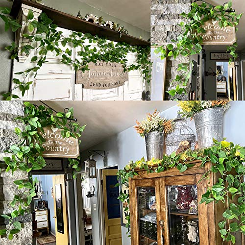 3pcs Artificial Hanging Plants, 3.6ft Fake Hanging Plant, Fake Ivy Vine