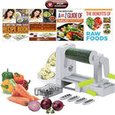 QuickFold 5-Blade Spiralizer: Versatile & Compact Foldable Vegetable Spiral Slicer