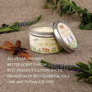 Candles for Home Scented, Sage & Jade Sandalwood Scented Candles to Purify the Spirit,6oz
