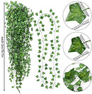 24pcs Fake Vines Fake Ivy Leaves Artificial Ivy, Ivy Garland Greenery Vines