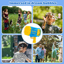 69 Holes Bubbles Rocket Launcher Gun Machine with Colorful Lights for Adults Kids