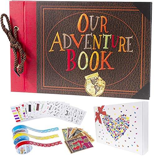Our Adventure Book Scrapbook Pixar Up Handmade DIY Family Scrapbooking Album
