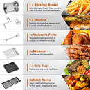 Air Fryer, 10-in-1 Air Fryer Toaster Oven, 10.6 Quart, Convection Roaster