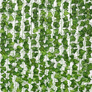24pcs Fake Vines Fake Ivy Leaves Artificial Ivy, Ivy Garland Greenery Vines