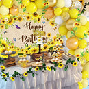 Sunflower Birthday Party Decoration Pack, 111 Pcs Baby Shower Party Supplies
