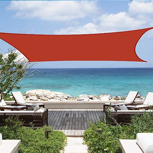 16'x16'Sun Shade Sail Square Sail Shade Canopy for Patio Garden Outdoor Facility and Activities,Terra