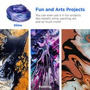 Rolio Mica Powder - 24 Pearlescent Color Pigments for Paint, Dye, Nail Polish