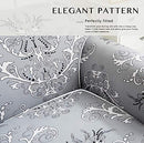 Stretch Sofa Cover Printed Sofa Slipcover 2-Piece Couch Cushion Cover Washable Spandex Furniture Protector, Small, Grey