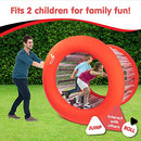 Inflatable Rolling Wheel | Giant Inflatable Wheel | Outdoor Activities for Kids and Adults Families Playtime | Inflatable Outdoor Toys | Giant Inflatable Wheel 51" Diameter
