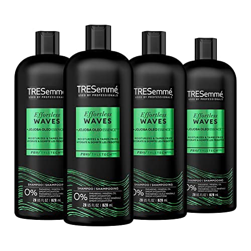 Hydrating Shampoo 4 Count With Jojoba Oleo Essence For Curl Definition And Frizz