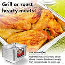 Aluminum Pans 9x13 Disposable Foil Pans (30 Pack) - Half Size Steam Table