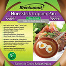 Brentwood BFP-320C 8-inch Non-Stick Induction Copper Frying Pan