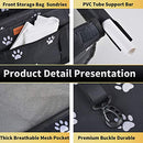 Pet Car Booster Seat Travel Carrier Cage, Washable Bags for Dogs