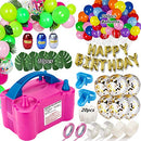 Balloon Pump, Portable Dual Nozzle Ballon Inflator Pump For Balloons 110V 600W