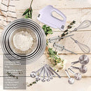 Electric Hand Mixer Mixing Bowls Set, Upgrade 5-Speeds Mixers