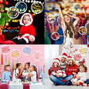 36 Pieces Clear Balloons DIY Transparent Balloons with Birthday Stickers