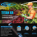 TITAN 75FT Garden Hose - All New Expandable Water Hose with Triple Latex Core