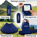 POWERLIX Sleeping Pad - Ultralight Inflatable Sleeping Mat, Ultimate for Camping