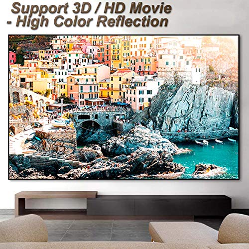 200-inch Large Projector Screen 16:9 Hanging Projection Screen Movie Screen