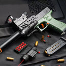 Toy Gun,Soft Foam Bullets, Soft Bullet Toy Gun,Cool Toy Pistol.with 60 Pcs EVA Darts