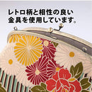 Vintage Kiss Lock Purses and Handbags Crossbody Bag (Retro Flower Red)