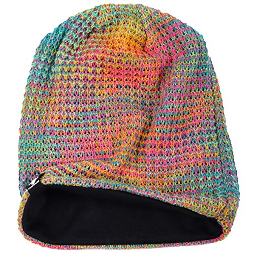 Women's Slouchy Beanie Knit Beret Skull Cap Baggy Winter Summer Hat B08w