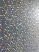 Peel and Stick Wallpaper Geometric Dark Grey Contact Paper
